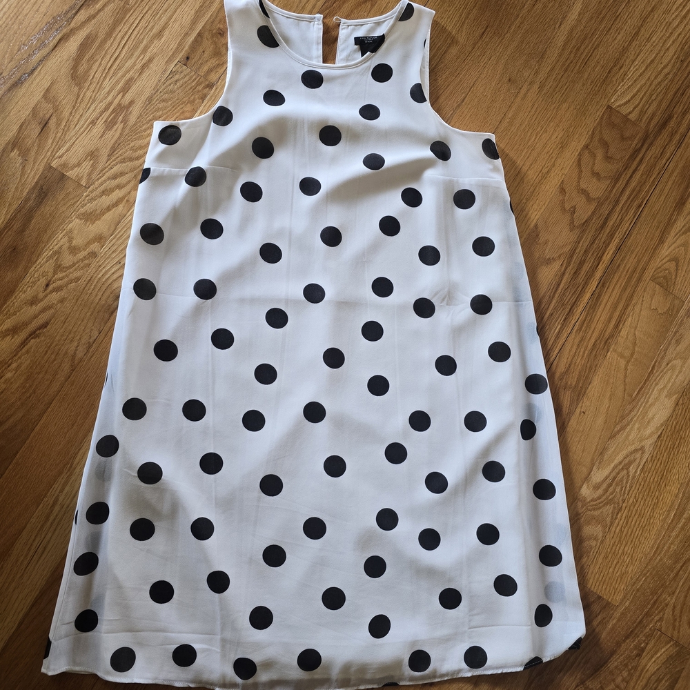 Polka Dot Sleeveless Womans Dress